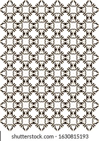Duo-tone pattern with white background color