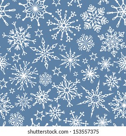 Duotone seamless winter texture. Winter background. Christmas template.