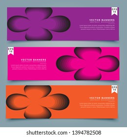 duotone style horizontal banner template 