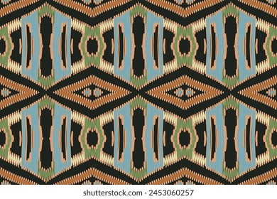 Patrón de Dupatta Patrón aborigen australiano sin fisuras Bordado de motivos, Ikat bordado Vector Diseño para imprimir patrón de kurta motivos mogoles tapiz patrón floral repetición