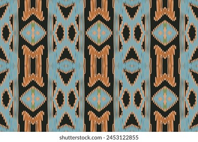 Patrón Dupatta Patrón aborigen australiano sin fisuras Bordado de motivos, Ikat bordado Vector Diseño para imprimir corbata teñido funda de almohada sambal puri kurti mughal architecture