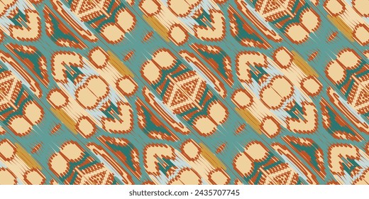 Dupatta pattern Seamless Bandana print silk Motif embroidery, Ikat embroidery vector Design for Print egyptian hieroglyphs tibetan geo pattern