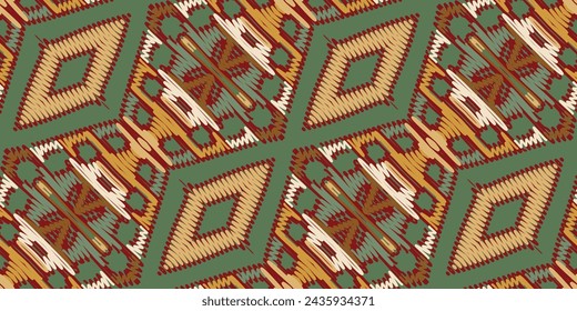Dupatta pattern Seamless Native American, Motif embroidery, Ikat embroidery vector Design for Print egyptian pattern tibetan mandala bandanna