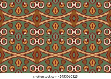 Dupatta pattern Seamless Native American, Motif embroidery, Ikat embroidery vector Design for Print jacquard slavic pattern folklore pattern kente arabesque