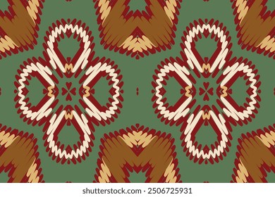 Dupatta pattern Seamless Native American, Motif embroidery, Ikat embroidery vector Design for Print jacquard slavic pattern folklore pattern kente arabesque