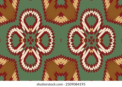 Dupatta pattern Seamless Native American, Motif embroidery, Ikat embroidery vector Design for Print jacquard slavic pattern folklore pattern kente arabesque