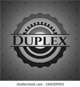 Duplex black badge