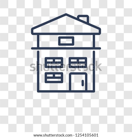 Duplex icon. Trendy Duplex logo concept on transparent background from Real Estate collection
