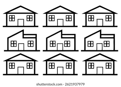 Duplex line art illustration for modern design projects