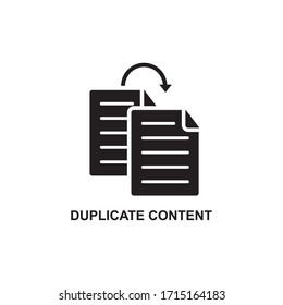 DUPLICATE CONTENT ICON , COPY DOCUMENT ICON
