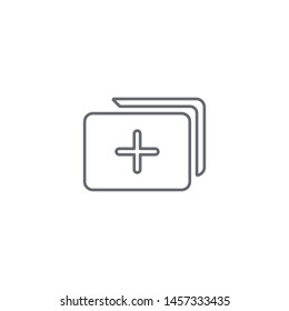 Duplicate file icon isolated on white background. Duplicate symbol modern simple vector icon for website design, mobile app, ui. Vector Illustration 