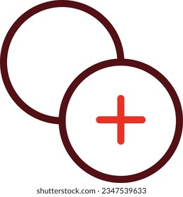 Duplicate Glyph Two Color Icon For Personal And Commercial Use.
