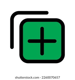 Línea de icono duplicada aislada en fondo blanco. Icono delgado plano negro sobre el estilo de contorno moderno. Símbolo lineal y trazo editable. Ilustración vectorial de trazo simple y de píxel perfecto.