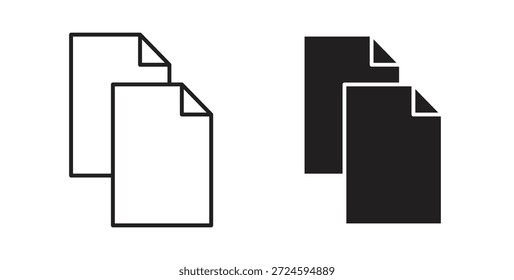 Doppeltes Symbol mit Linien- und Silhouettenversionen.