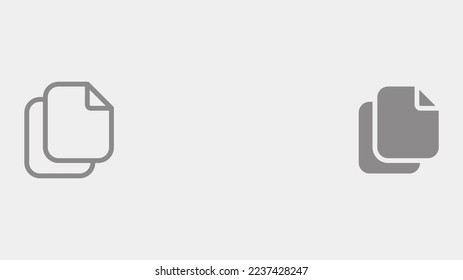 Duplicate icon sign vector,Symbol, logo illustration for web and mobile