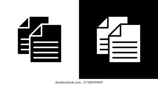 Doppeltes Symbol Silhouette, Vektorgrafik, einzelne, flache Stilrichtung