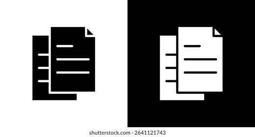 Duplicate icon symbols. Vector illustration.