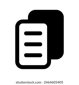 Duplicate Icon Vector Symbol Design Illustration
