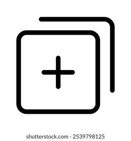 Ilustración de diseño de símbolo de Vector de icono duplicado