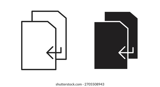Doppelte Symbole für die Verwendung Web-Design, logo.Symbol-Illustration.
