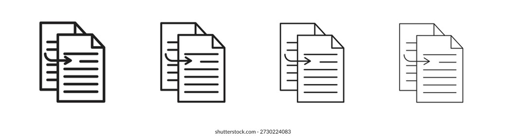 Doppelte Symbole Illustrationsdesigns für Vektorlogos. Vektor-EPS 10.