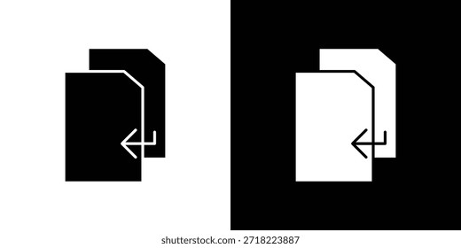 Doppelte Symbole. Vektorvorlage Illustration Symbol Pixel perfekt