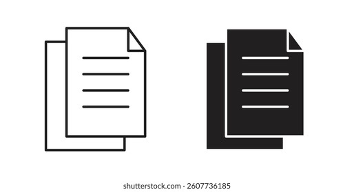 Duplicate icons vectors graphic designs