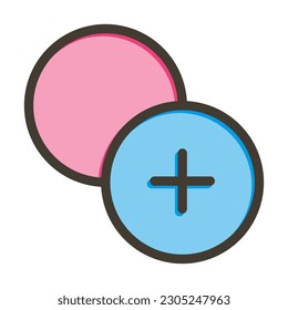 Duplicate Thick Line Filled Colors For Personal And Commercial Use.
