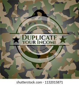 Duplicate your Income camo emblem