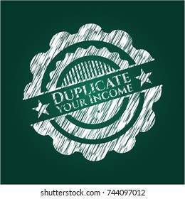 Duplicate your Income on blackboard