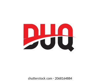 DUQ Letter Initial Logo Design Vector Illustration