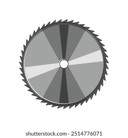 durability circular saw blade cartoon. angle rotation, power motor, handheld stationary durability circular saw blade sign. isolated symbol vector illustration