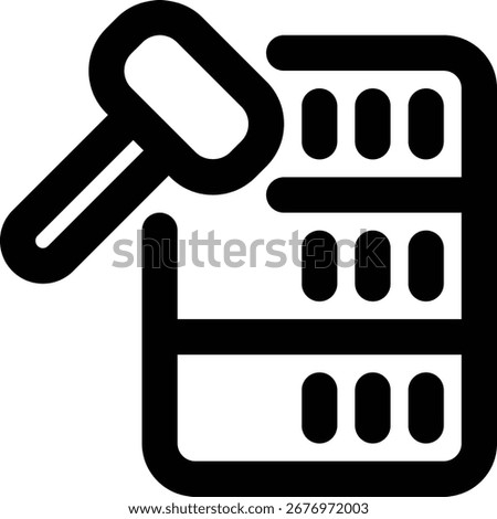 Durability, Endurance, Resistance Outline Icon