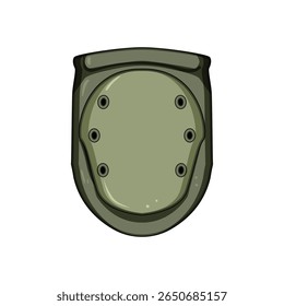 durabilidade joelheiras desenho animado. respirável ergonômico, espuma de impacto, pulseira de gel durabilidade joelheiras sinal. símbolo isolado vetor ilustração