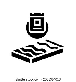 durability mineral wool glyph icon vector. durability mineral wool sign. isolated contour symbol black illustration