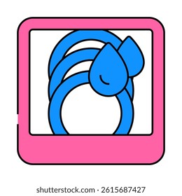 durability strong label product caution line icon vector. durability strong label product caution sign. isolated symbol illustration