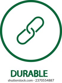 Dauerhafte Badewanne - Matten Symbol Vektorgrafik - grüne Farbe