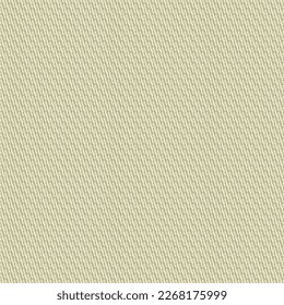 Durable beige-grey cloth, with serrated oblique stripes and fine striations. Striped canvas texture. Textile fabric background. Abstract vector.