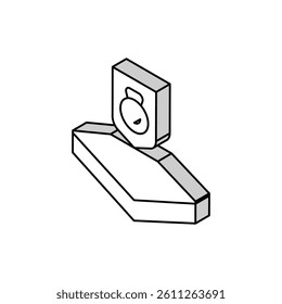 durable fabrics properties isometric icon vector. durable fabrics properties sign. isolated symbol illustration