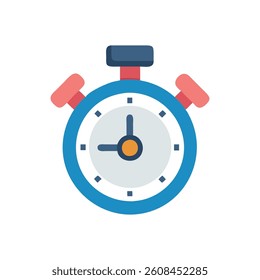 Durable Gym Stopwatch for Effective Training. Design of Fitness and Gym Icons.