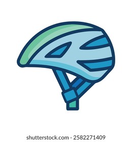 A durable helmet designed for cycling safety and professional sports