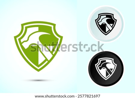 Durable icon design illustration, Durable logo badge for product design element