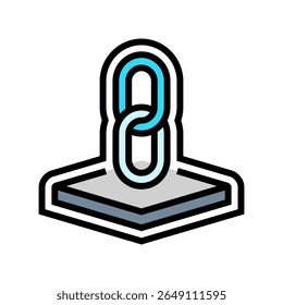 durable material color icon vector. durable material sign. isolated symbol illustration