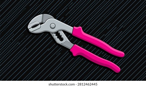 Durable pliers for professional plumbing tasks.