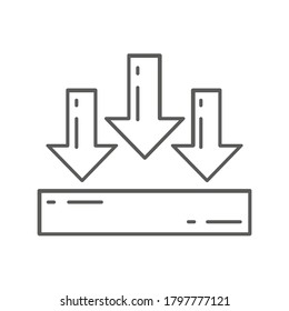 Durable Resistant Hard Surface Concept Isolated Icon 