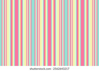 Durable textile vector background, indoor lines seamless pattern. Fabric stripe texture vertical fabric in light and red colors palette.