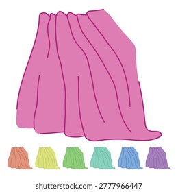 durable throw blanket cartoon. expandable carryon, spinner zipper, handle fabric durable throw blanket sign vector 