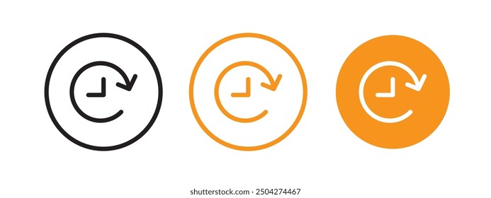 Duration icon web design in vector