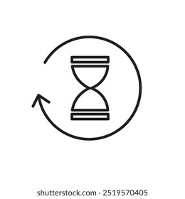 Durationline icon. vector illustration. EPS10