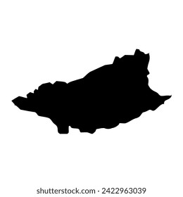 Durazno Department map, administrative division of Uruguay. Vector illustration.